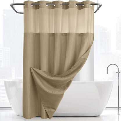SnapLux™  Waterproof Shower Curtain – Easy Clean, Fast Dry, Mold Resistant Bathroom Curtain