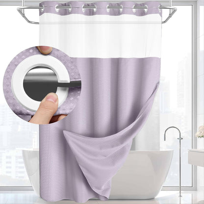 SnapLux™  Waterproof Shower Curtain – Easy Clean, Fast Dry, Mold Resistant Bathroom Curtain