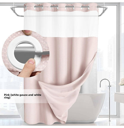 SnapLux™  Waterproof Shower Curtain – Easy Clean, Fast Dry, Mold Resistant Bathroom Curtain