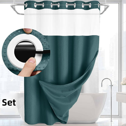 SnapLux™  Waterproof Shower Curtain – Easy Clean, Fast Dry, Mold Resistant Bathroom Curtain