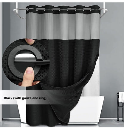 SnapLux™  Waterproof Shower Curtain – Easy Clean, Fast Dry, Mold Resistant Bathroom Curtain