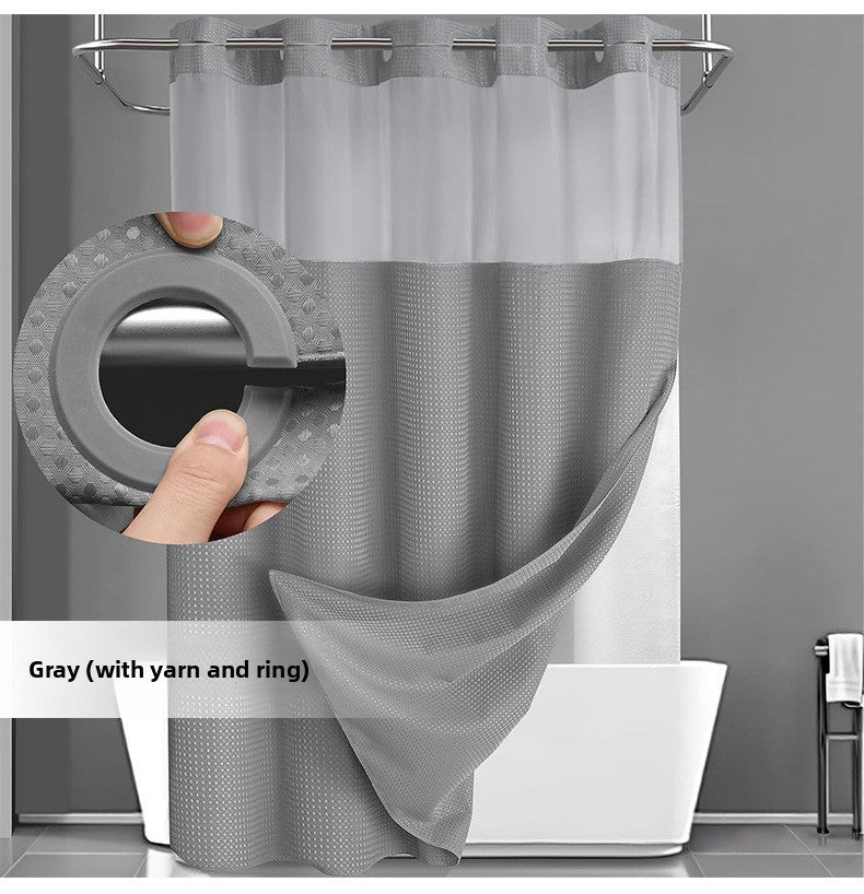 SnapLux™  Waterproof Shower Curtain – Easy Clean, Fast Dry, Mold Resistant Bathroom Curtain