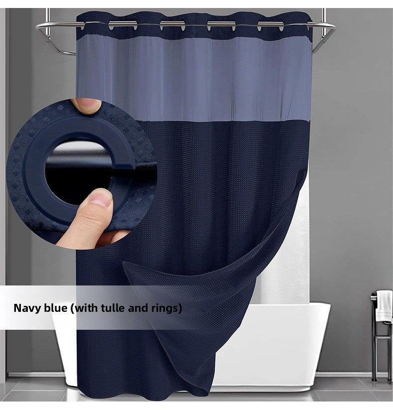 SnapLux™  Waterproof Shower Curtain – Easy Clean, Fast Dry, Mold Resistant Bathroom Curtain