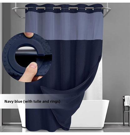 SnapLux™  Waterproof Shower Curtain – Easy Clean, Fast Dry, Mold Resistant Bathroom Curtain