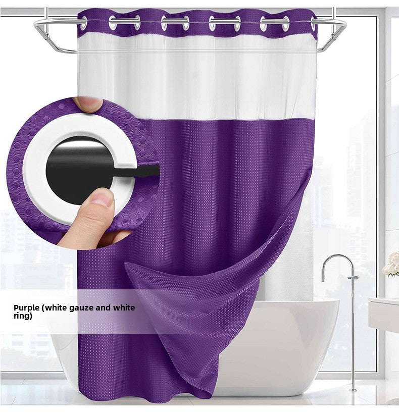SnapLux™  Waterproof Shower Curtain – Easy Clean, Fast Dry, Mold Resistant Bathroom Curtain