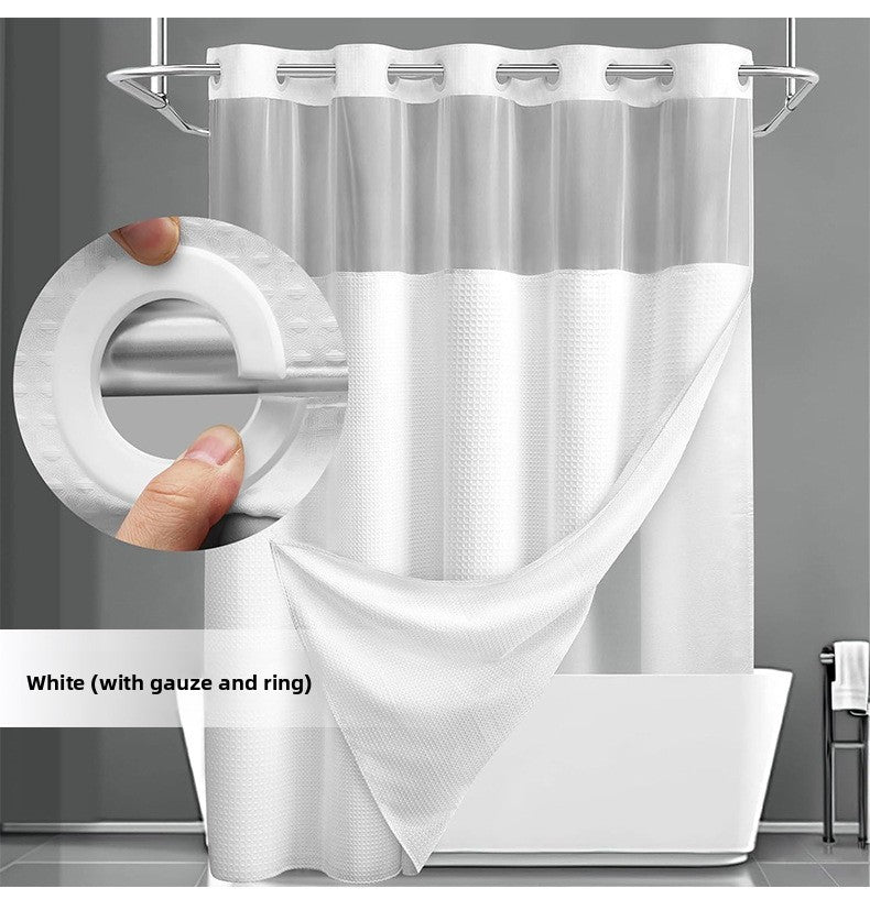 SnapLux™  Waterproof Shower Curtain – Easy Clean, Fast Dry, Mold Resistant Bathroom Curtain